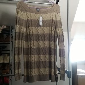 Wide Neck Sweater